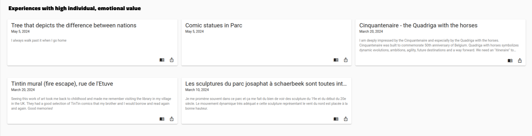 Stories with high emotional value